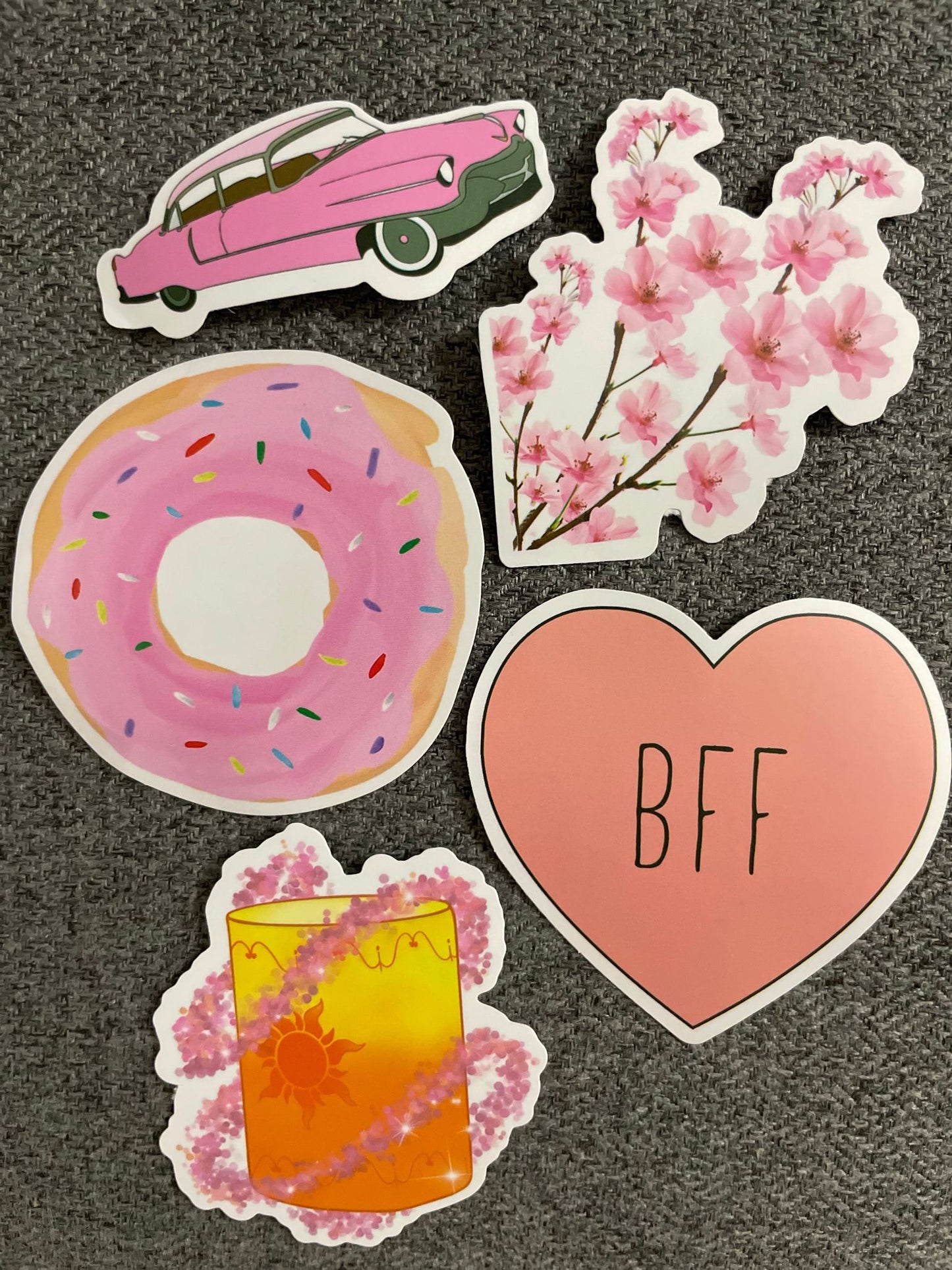 Pink Stickers Bundle (10 Pack)