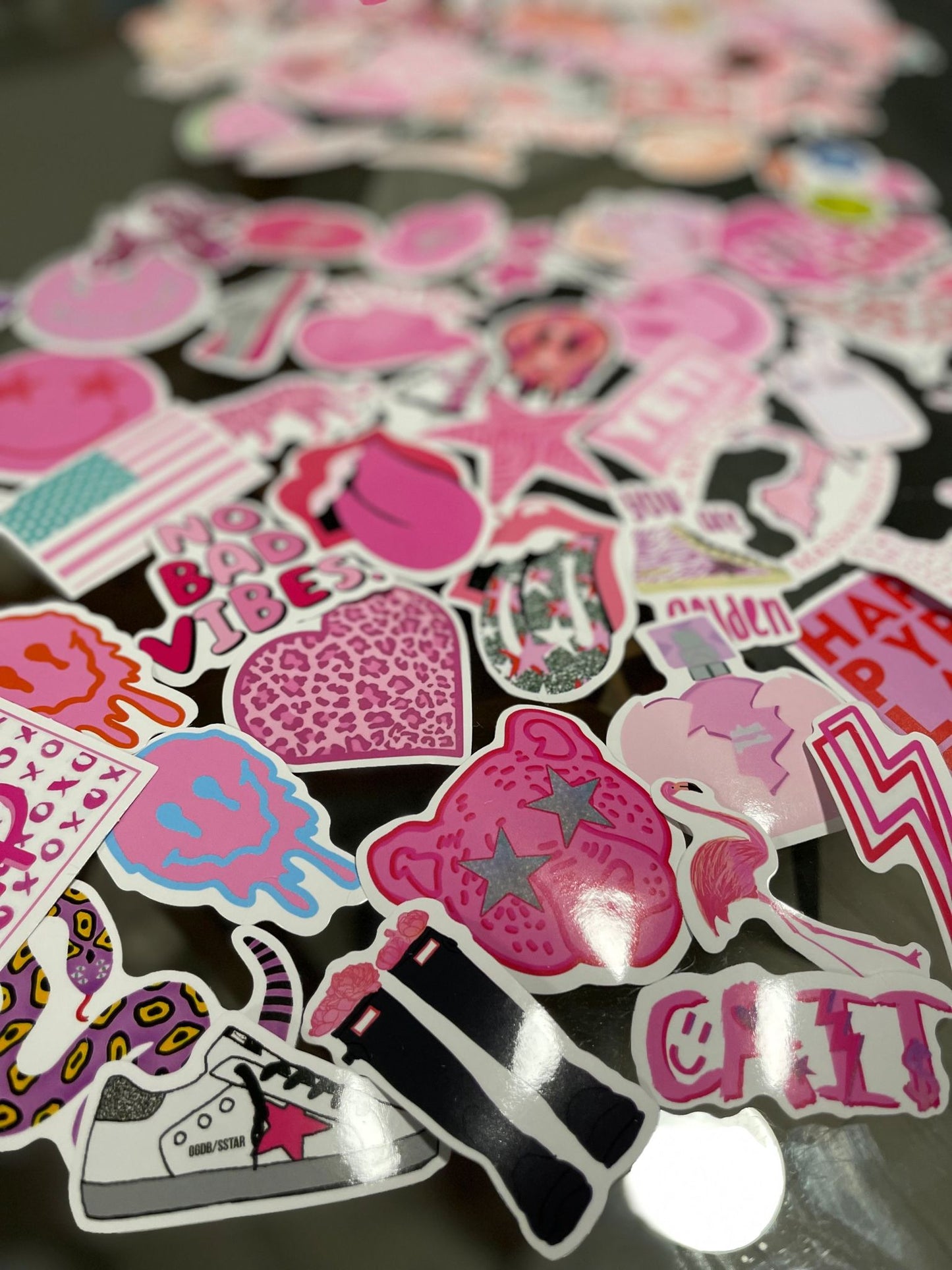 Pink Stickers Bundle (10 Pack)