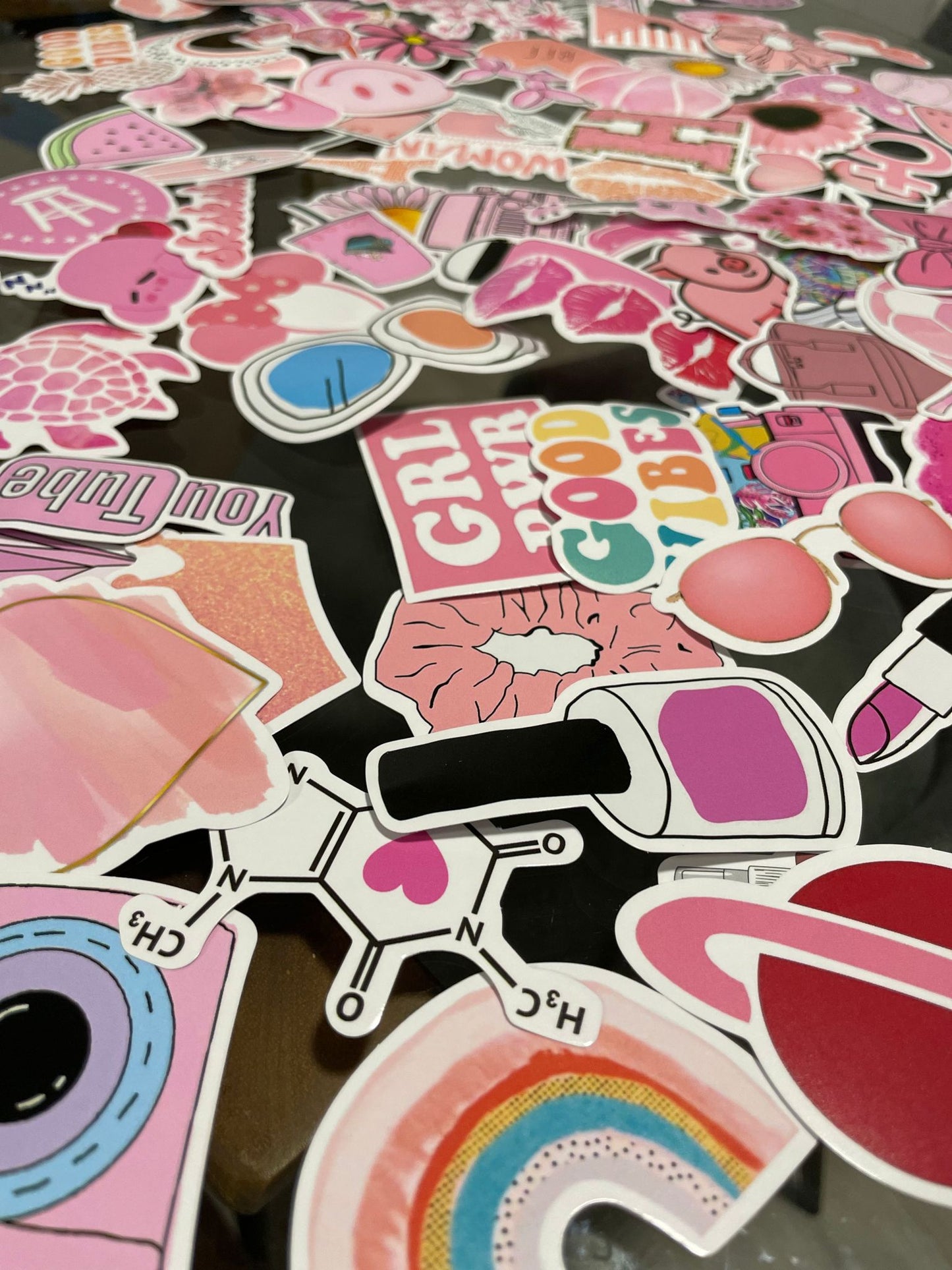 Pink Stickers Bundle (10 Pack)