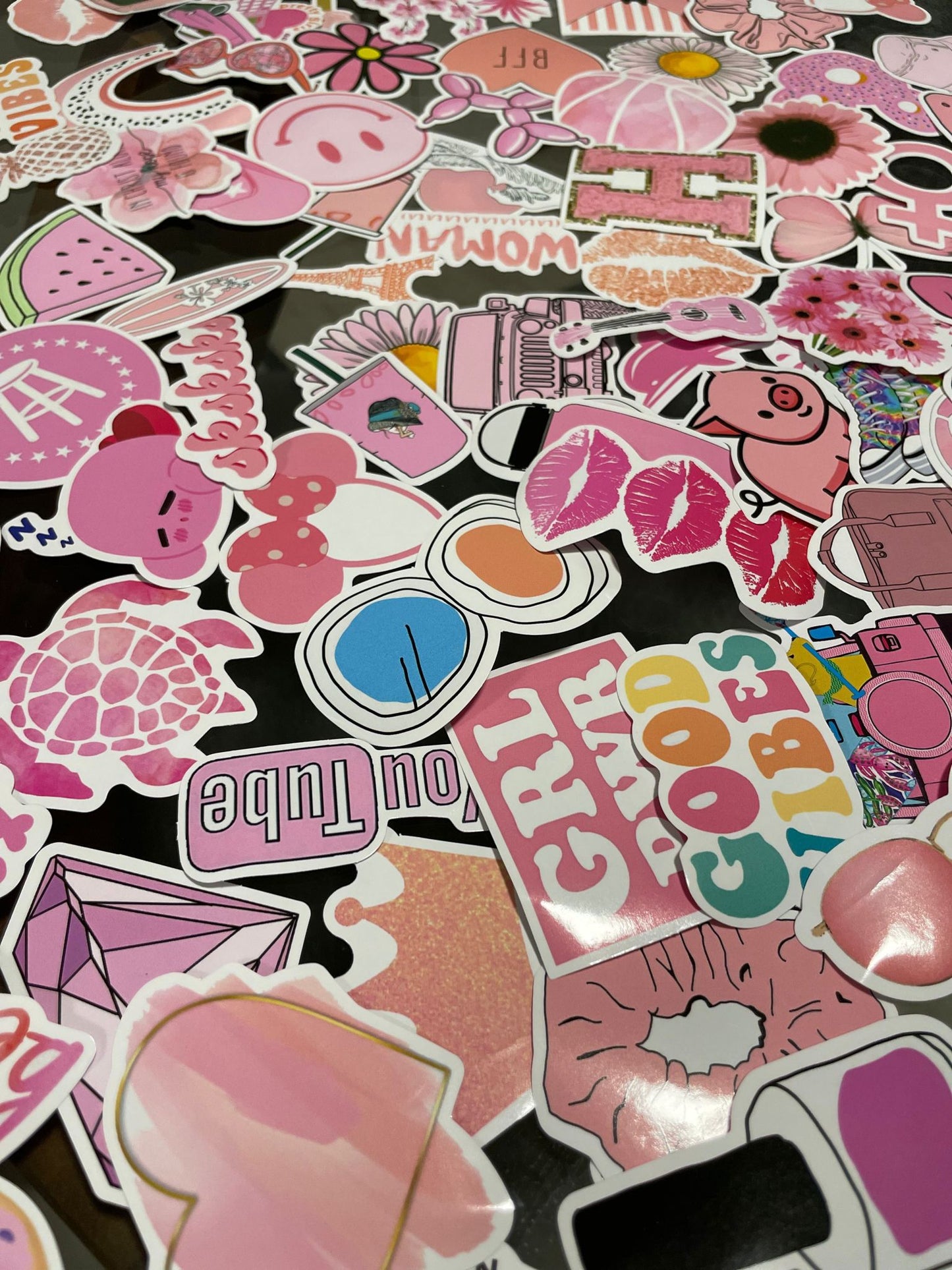 Pink Stickers Bundle (10 Pack)