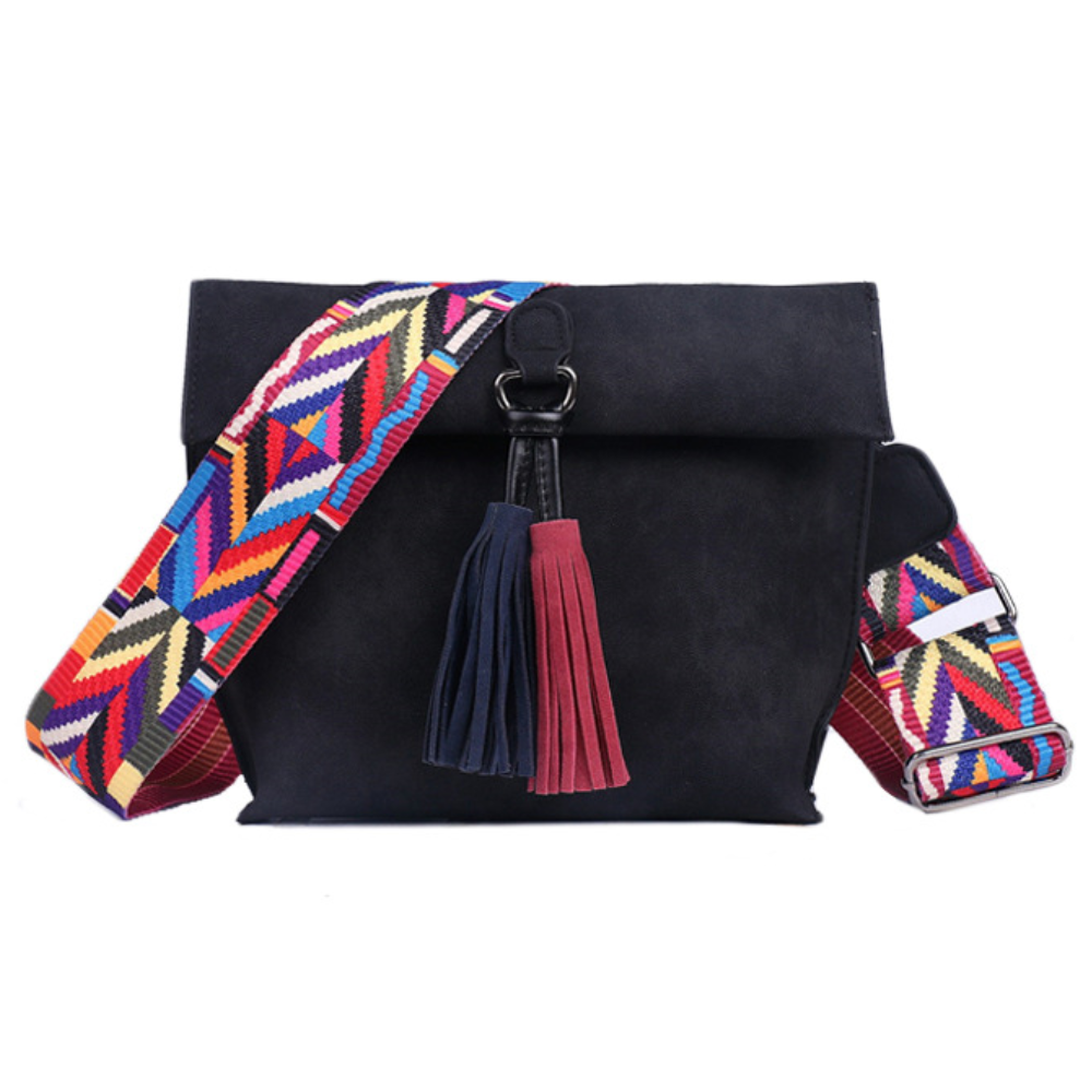 Tassel Crossbody - Black