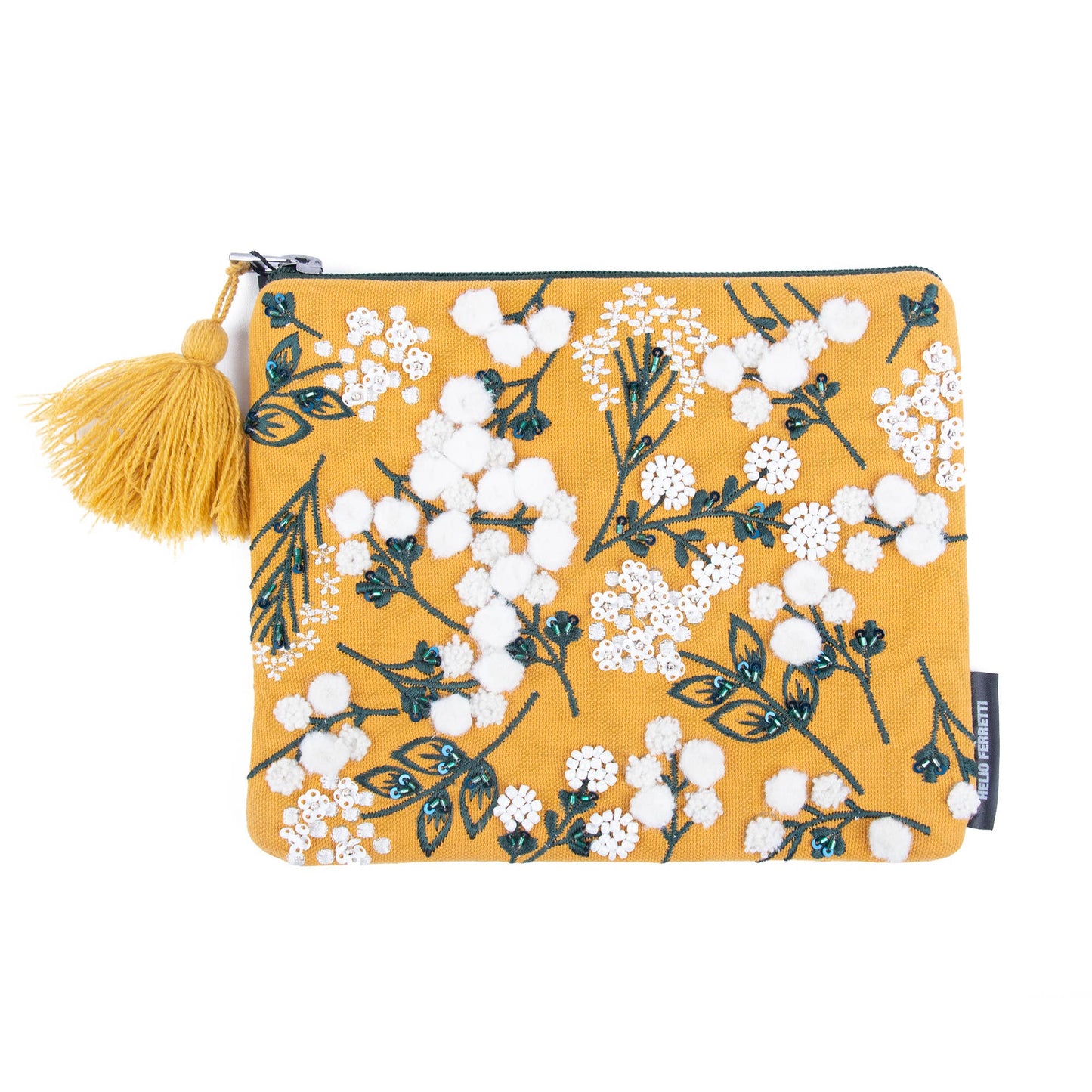 Yellow Dandelion Flower Clutch