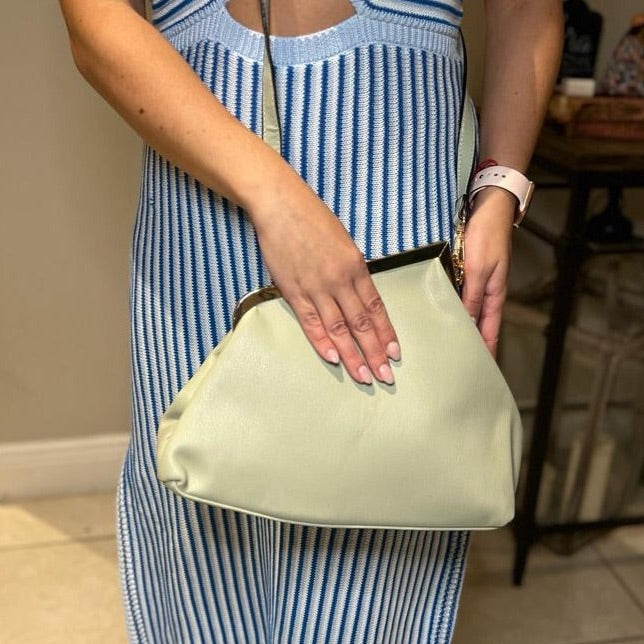 Clutch & Crossbody Bag - Sage